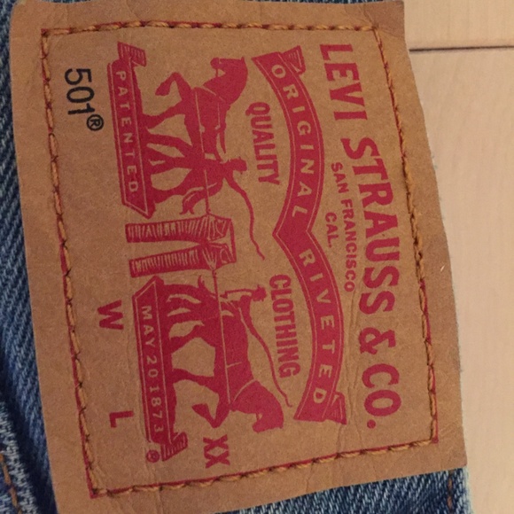 Levi's 501 Jean Shorts Size 29 - Picture 3 of 4